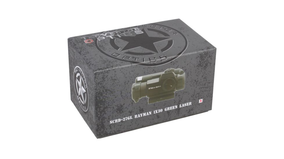 Vector Optics Rayman 1x30GLRed Dot Sight, Black, SCRD-27GL