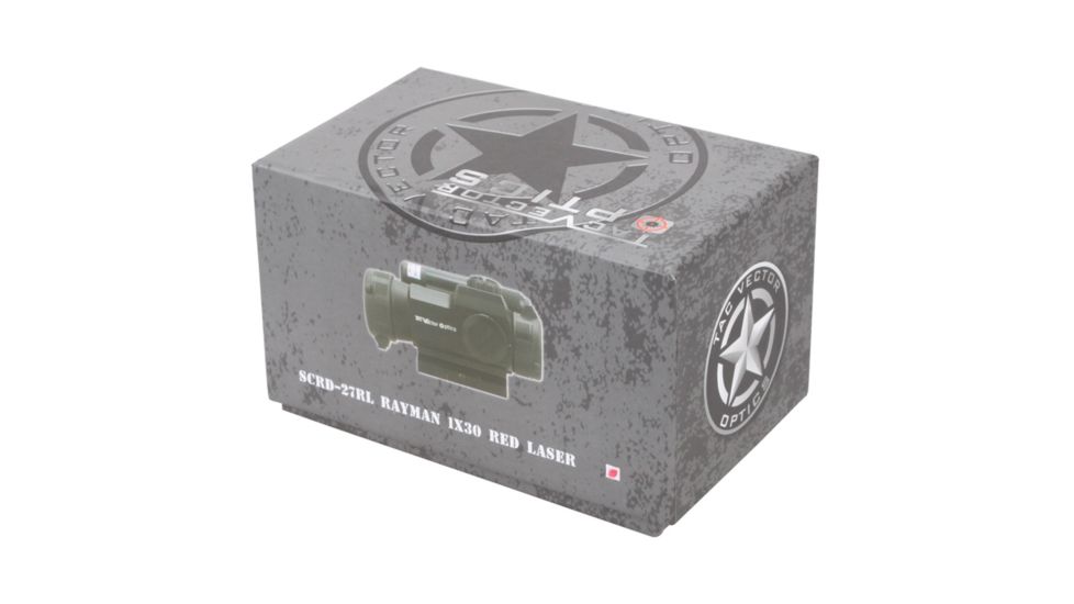 Vector Optics Rayman 1x30RL Red Dot Sight, Black, SCRD-27RL