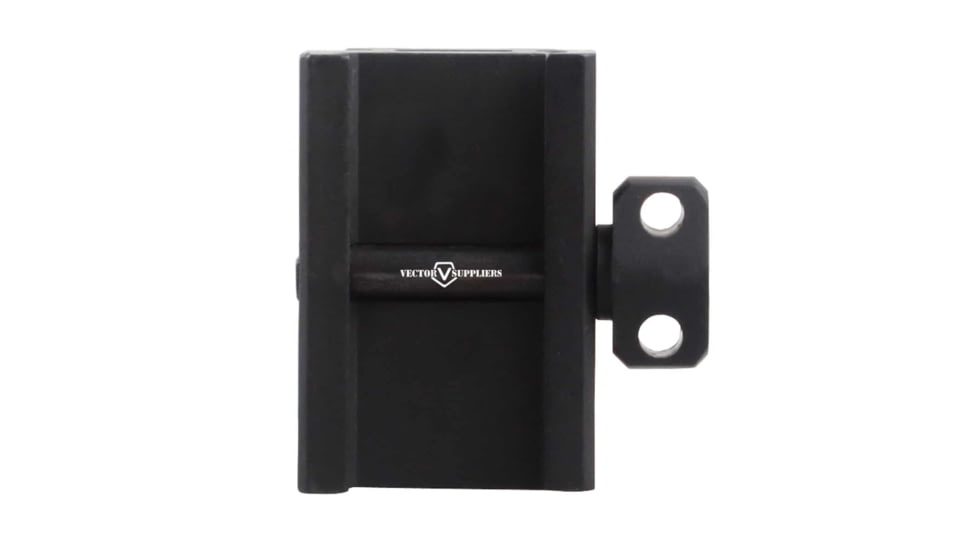 Vector Optics Riser Mount Rail, Picatinny, 0.5in Height, 1.6in Long, 3 Slots, 6063-T6, Black, SCRA-58