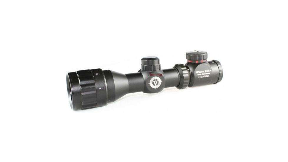 Vector Optics Rogue Rifle Scope, 2-6x32mm, 25.4mm Tube, Range Finder Reticle, Black, SCOC-07