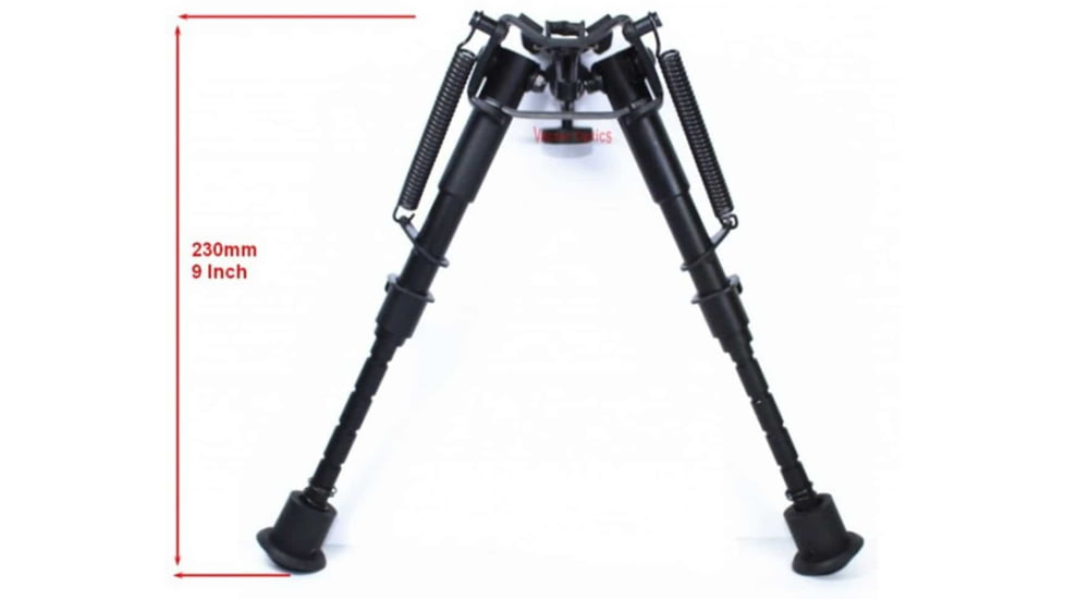 USED Vector Optics Rokstad Tactical Bipod, 6-9in, Black, SCBPB-01, EDEMO1, Used, Condition Fair, Scratches