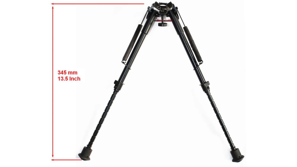 Vector Optics Rokstad Tactical Bipod, 9-13.5in, Black, SCBPB-02
