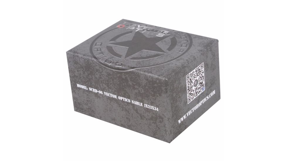 Vector Optics Sable 1x25x34 Red Dot Sight,Four Kinds of Reticles, Black, SCRD-06