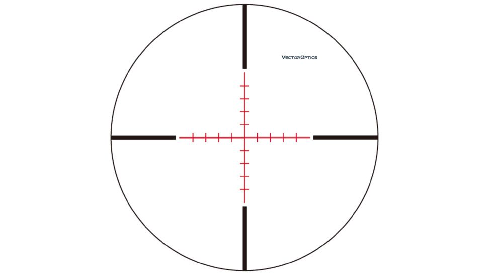 Vector Optics Sagittarius Rifle Scope, 10-40x56mm, 30mm Tube, Front Focal Plan Etched Mil-Dot Glass, Black, SCFF-04
