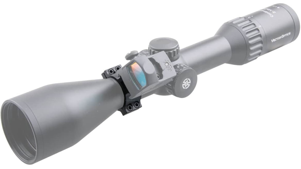 Vector Optics Scope Mount Ring, 30mm/ 1in Tube, 1.8in Rail Length, 6063-T6, Black, SCTM-21