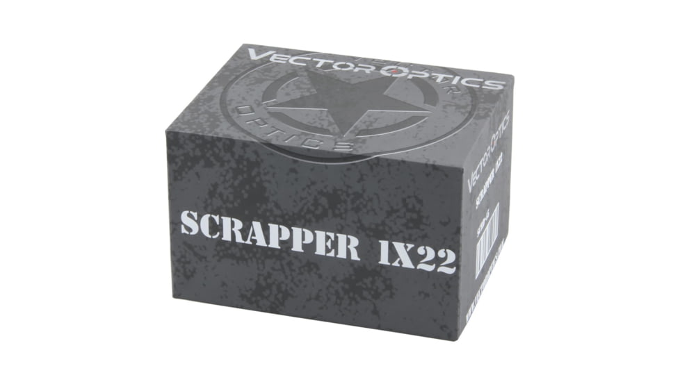 Vector Optics Scrapper 1x22 Red Dot Sight, 2 MOA Dot, Black Matte, SCRD-45