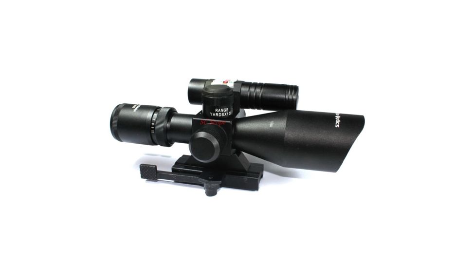 Vector Optics Sideswipe Rifle Scope, 2.5-10x40mm, 25.4mm Tube, R14 Range Finder, Black, SCOM-20