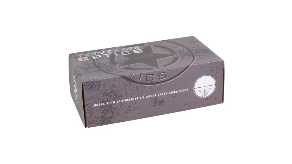 Vector Optics Sideswipe Rifle Scope, 2.5-10x40mm, 25.4mm Tube, R14 Range Finder, Black, SCOM-20