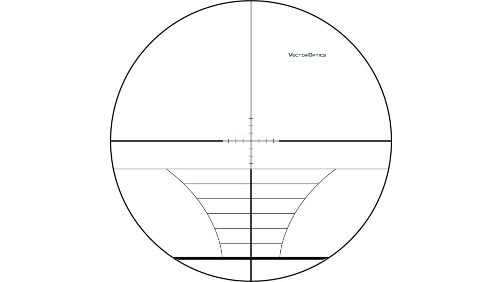 Vector Optics Sideswipe Rifle Scope, 2.5-10x40mm, 25.4mm Tube, R14 Range Finder, Black, SCOM-20