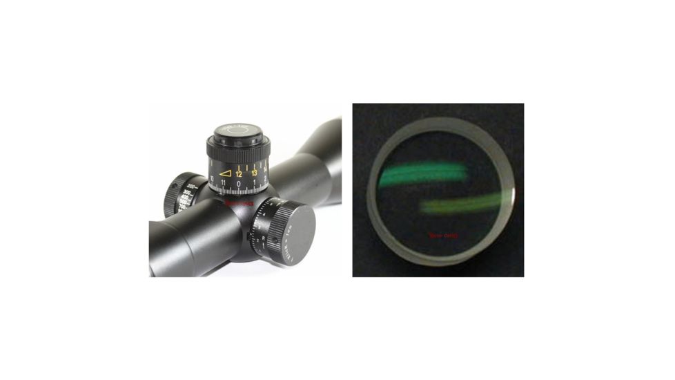 Vector Optics Siegfried Rifle Scope, 3-12x50mm, 34mm First Focal Plane Etched MIL, Black, SCFF-09