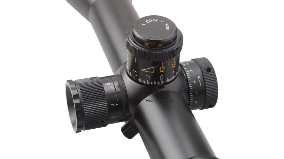 Vector Optics Siegfried Rifle Scope, 4.5-30x50mm, 34mm Tube, MP Etched Glass, Black, SCFF-20