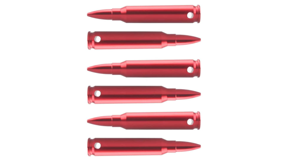 Vector Optics Snap Caps, Rifle, .300 AAC Blackout, 6 Rounds/ Pack, w/ Sling, Red, SCSC-03