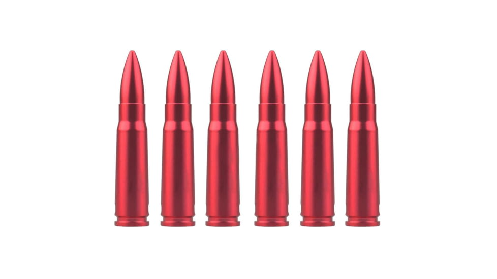 Vector Optics Snap Caps, Rifle, 7.62x39mm, 6 Rounds/ Pack, w/ Sling, Red, SCSC-02