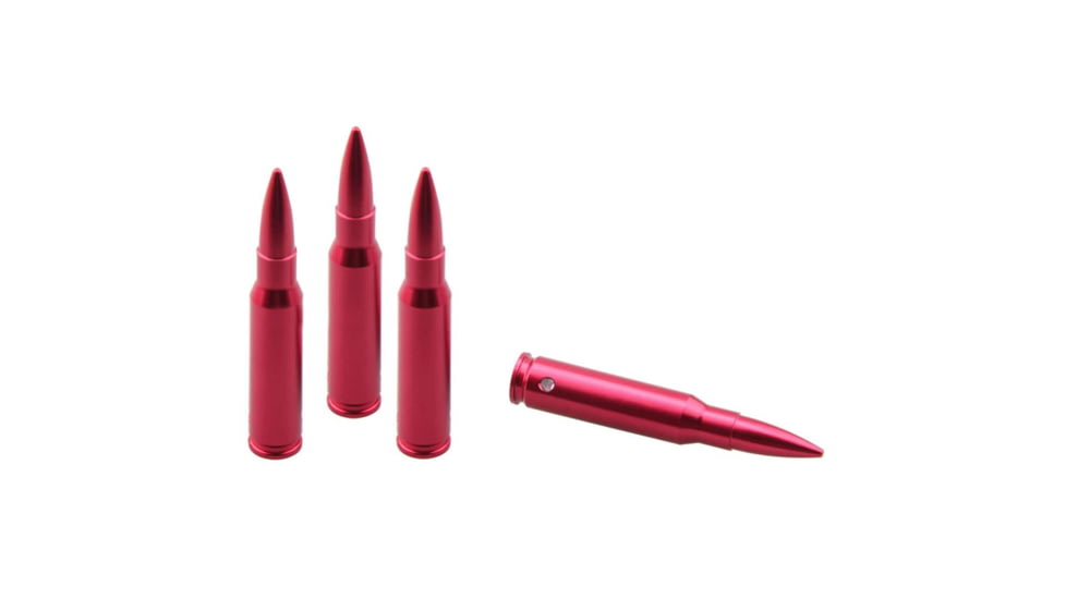 Vector Optics Snap Caps, Rifle, 7.62x51mm NATO, 4 Rounds/ Pack, w/ Sling, Red, SCSC-05