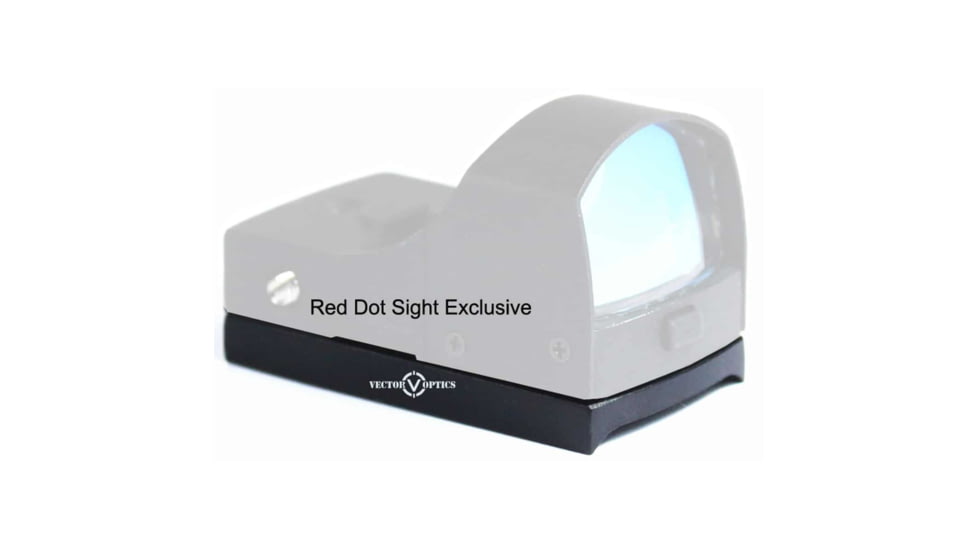 Vector Optics Sphinx Red Dot Sight Pistol Mount Base, Glock, VO Sphinx RDS, 6061-T6, Black, SCRDM-01