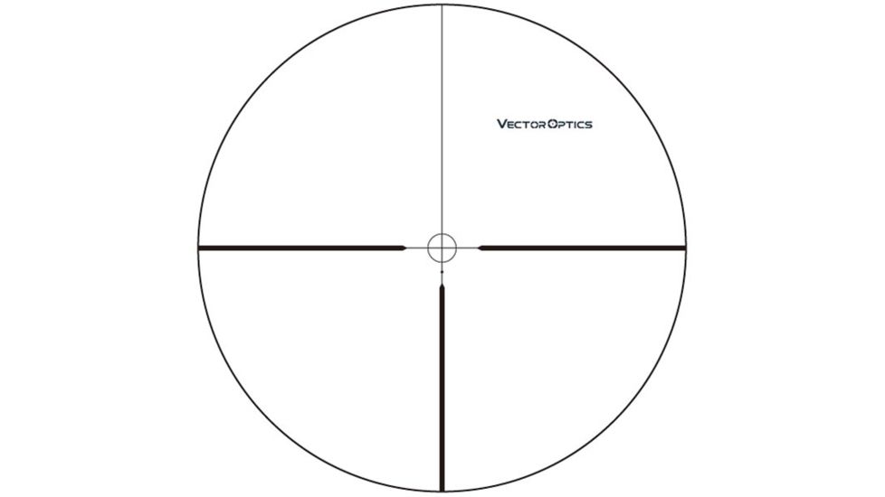 Vector Optics Streak Rifle Scope, 4x22mm, 34mm monotube, R3 Reticle, Black, SCOC-06