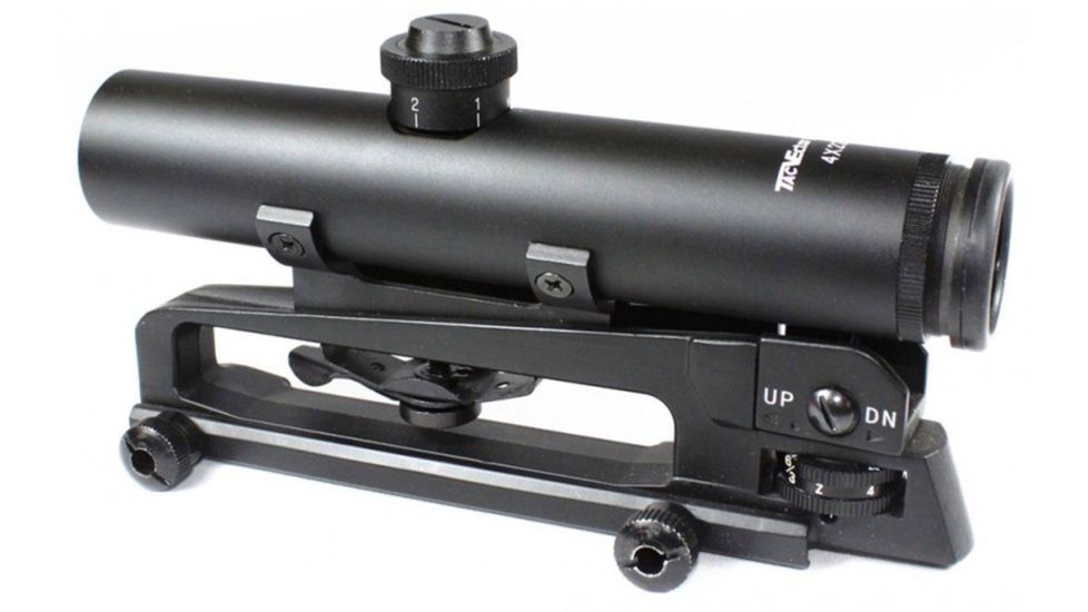Vector Optics Streak Rifle Scope, 4x22mm, 34mm monotube, R3 Reticle, Black SCOC-06