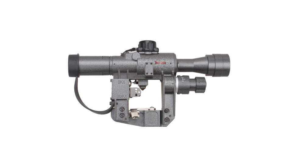 Vector Optics SVD Style Rifle Scope, 4x24mm, Etched Glass SVD Style Reticle, Black, SCFF-15