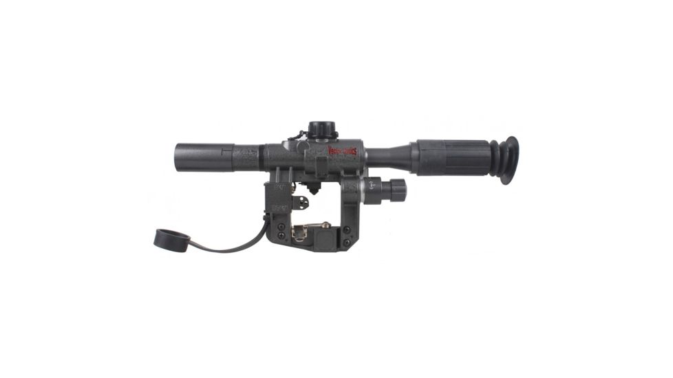 Vector Optics SVD Style Rifle Scope, 4x24mm, Etched Glass SVD Style Reticle, Black, SCFF-15