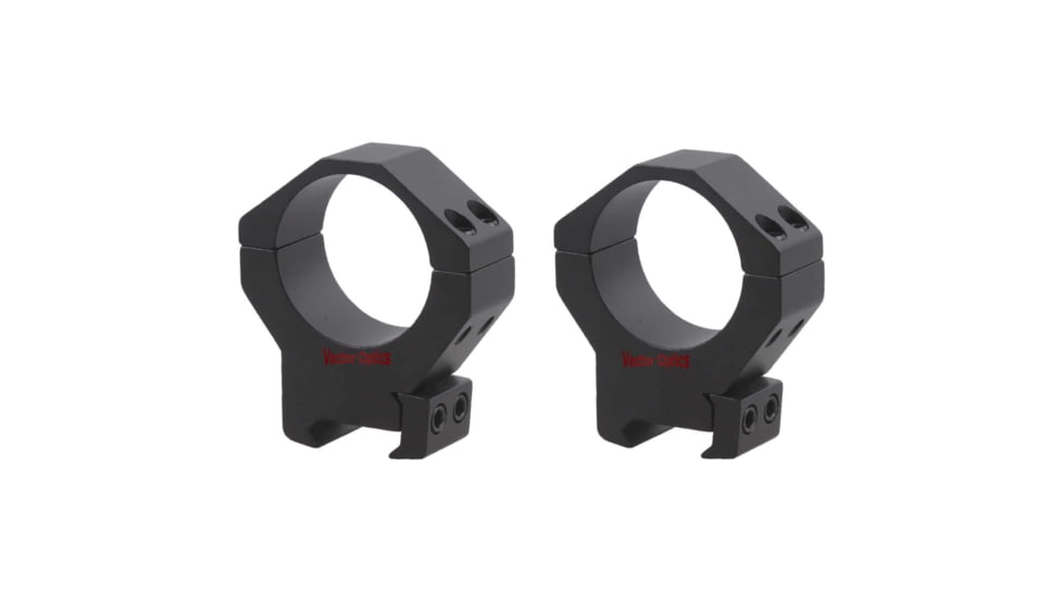 Vector Optics Tactical Rifle Scope Rings, 34mm Tube, Picatinny, 32mm Height, 6061-T6, Matte, Black, SCTM-06B