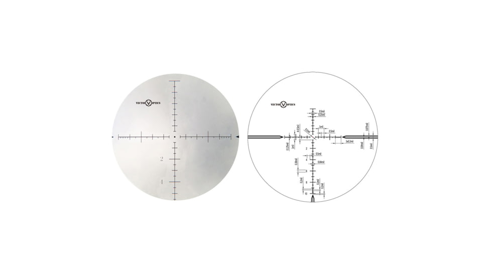 Vector Optics Taurus FFP Rifle Scope, 5-30x56mm, 30mm Monotube, Illuminated, MPX1 Reticle, Black, SCFF-14