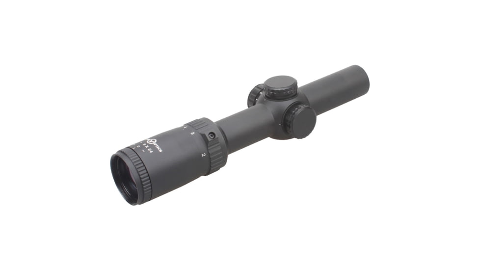 Vector Optics Thanator Rifle Scope, 1-8x24mm, 30mm Tube, VTC-2 MIL Etched Glass Reticle, Black, SCOC-21