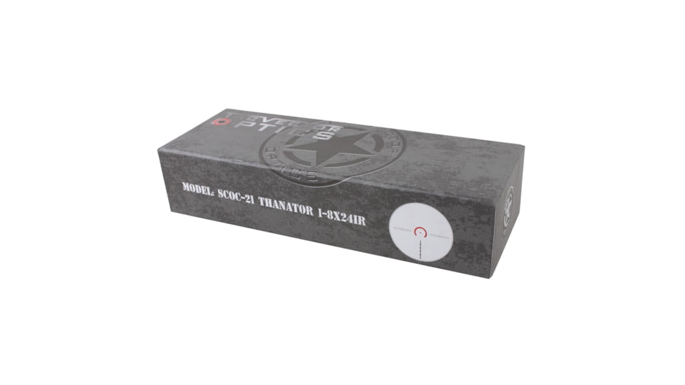 Vector Optics Thanator Rifle Scope, 1-8x24mm, 30mm Tube, VTC-2 MIL Etched Glass Reticle, Black, SCOC-21
