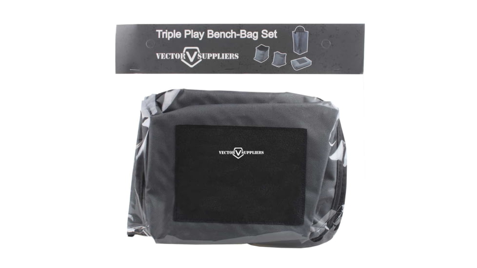Vector Optics Triple Play Bench-Bag Set, Square Elevator Bag/ Front Bag/ Rear Bag/ Carry Bag, Black, SCBB-01