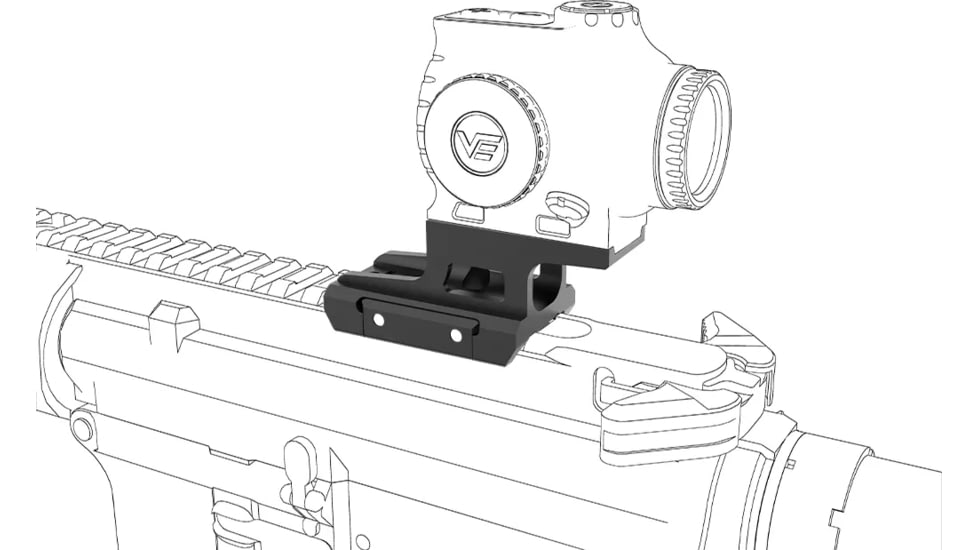 Vector Optics Cantilever Picatinny Riser Mount