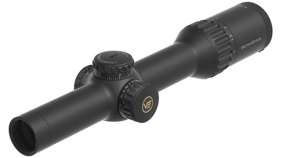 Vector Optics Continental 1-10x24i ED Fiber 30mm Tube Rifle Scope, Second Focal Plane