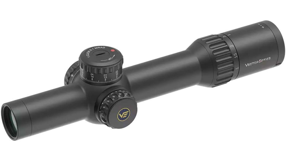 Vector Optics Continental x10 1-10x28 34mm Tube ED CTR Rifle Scope, First Focal Plane