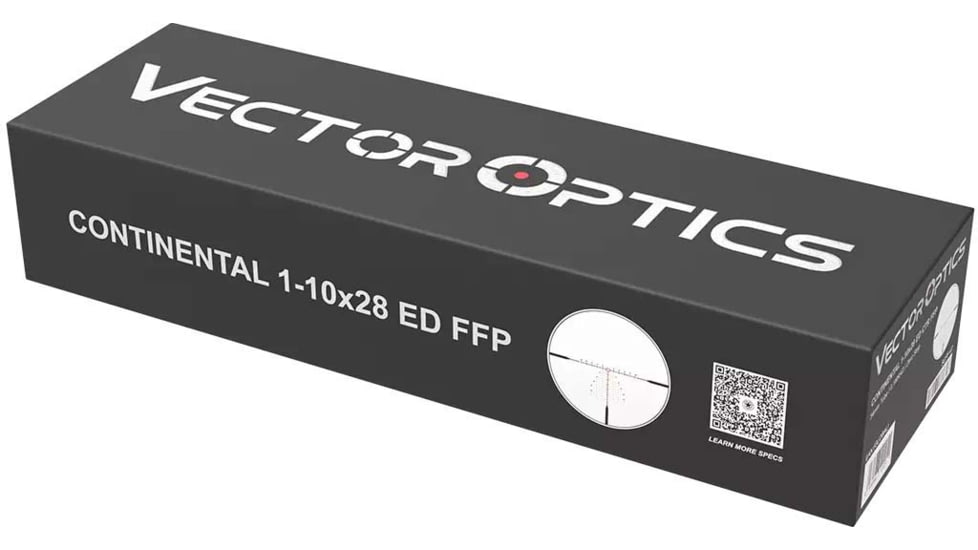 Vector Optics Continental x10 1-10x28 34mm Tube ED CTR Rifle Scope, First Focal Plane