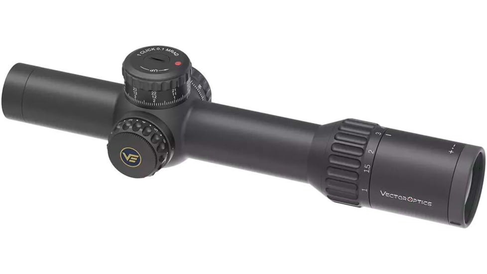 Vector Optics Continental x10 1-10x28 34mm Tube ED CTR Rifle Scope, First Focal Plane