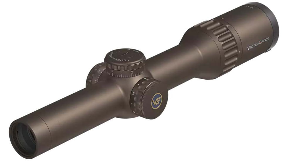 Vector Optics Continental x6 1-6x24mm 30 mm Tube LPVO Rifle Scope, Second Focal Plane
