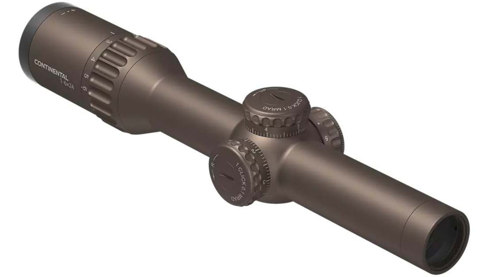 Vector Optics Continental x6 1-6x24mm 30 mm Tube LPVO Rifle Scope, Second Focal Plane