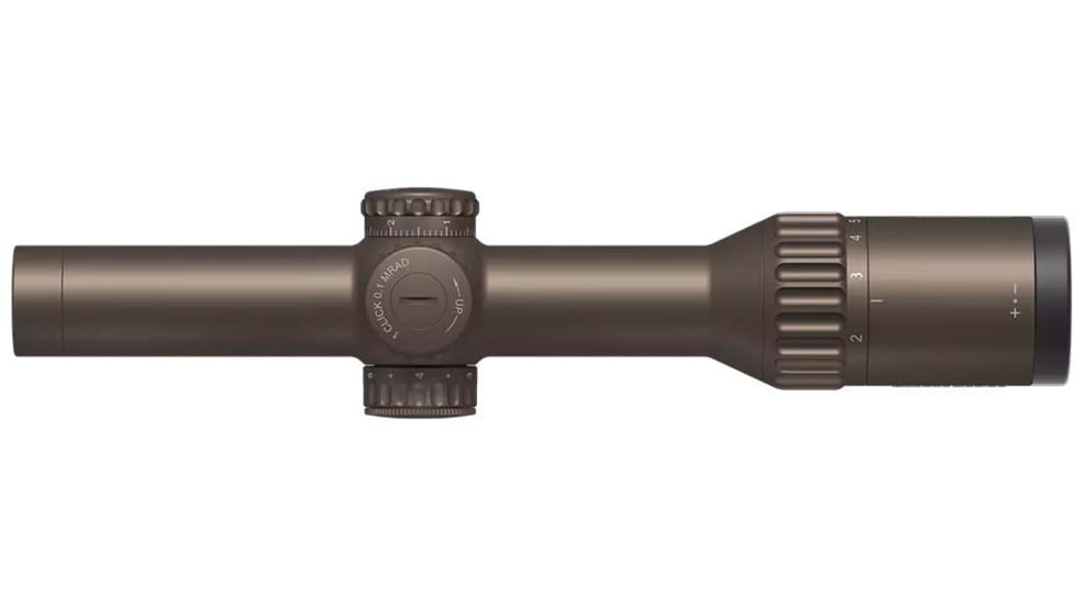 Vector Optics Continental x6 1-6x24mm 30 mm Tube LPVO Rifle Scope, Second Focal Plane