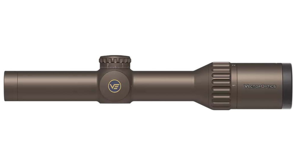Vector Optics Continental x6 1-6x24mm 30 mm Tube LPVO Rifle Scope, Second Focal Plane