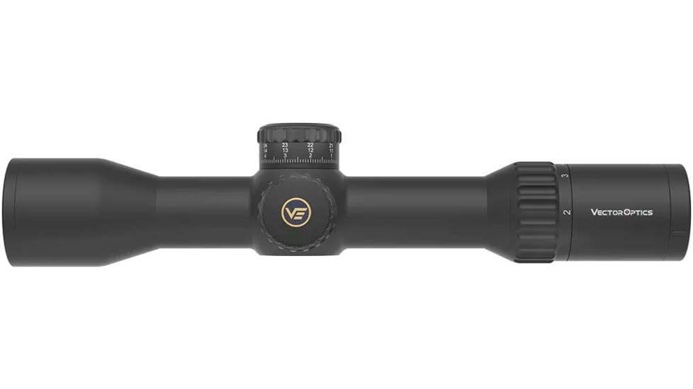 Vector Optics Continental X6 2-12x44 34 mm Tube CTR Rifle Scope, First Focal Plane