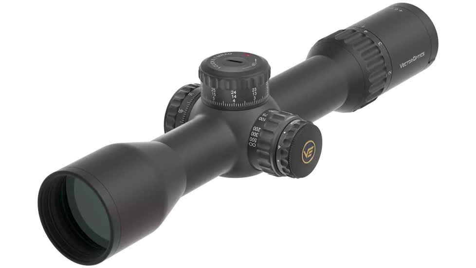 Vector Optics Continental X6 2-12x44 34 mm Tube CTR Rifle Scope, First Focal Plane