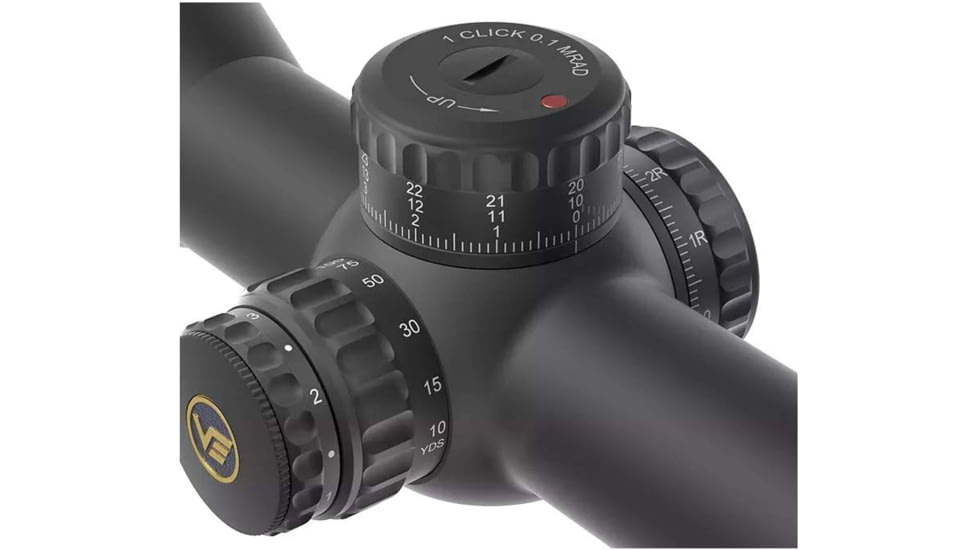 Vector Optics Continental X6 2-12x44 34 mm Tube CTR Rifle Scope, First Focal Plane