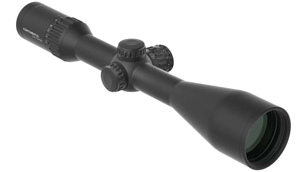 Vector Optics Continental X6 2.5-15x56 30 mm Tube Fiber Rifle Scope, Second Focal Plane