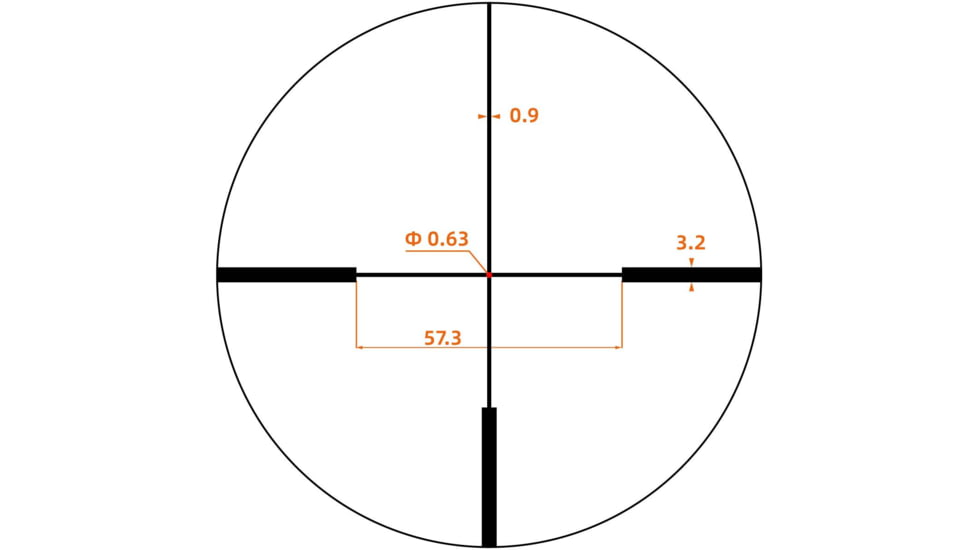 Vector Optics Continental X6 2.5-15x56 30 mm Tube Fiber Rifle Scope, Second Focal Plane
