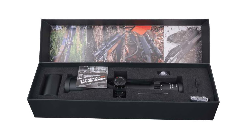Vector Optics Continental X6 3-18x50mm 34mm Tube Rifle Scope, First Focal Plane