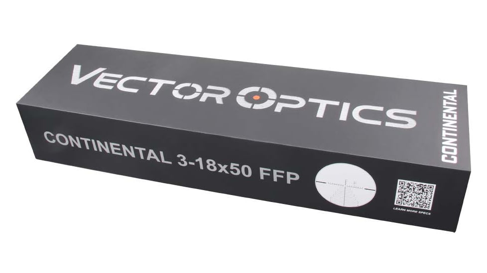 Vector Optics Continental X6 3-18x50mm 34mm Tube Rifle Scope, First Focal Plane