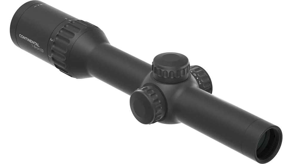 Vector Optics Continental X8 1-8x24 30mm Tube LPVO Rifle Scope, Second Focal Plane