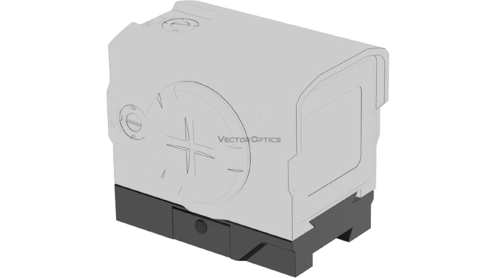 Vector Optics Enclosed Low Dovetail Red Dot Sight Mount
