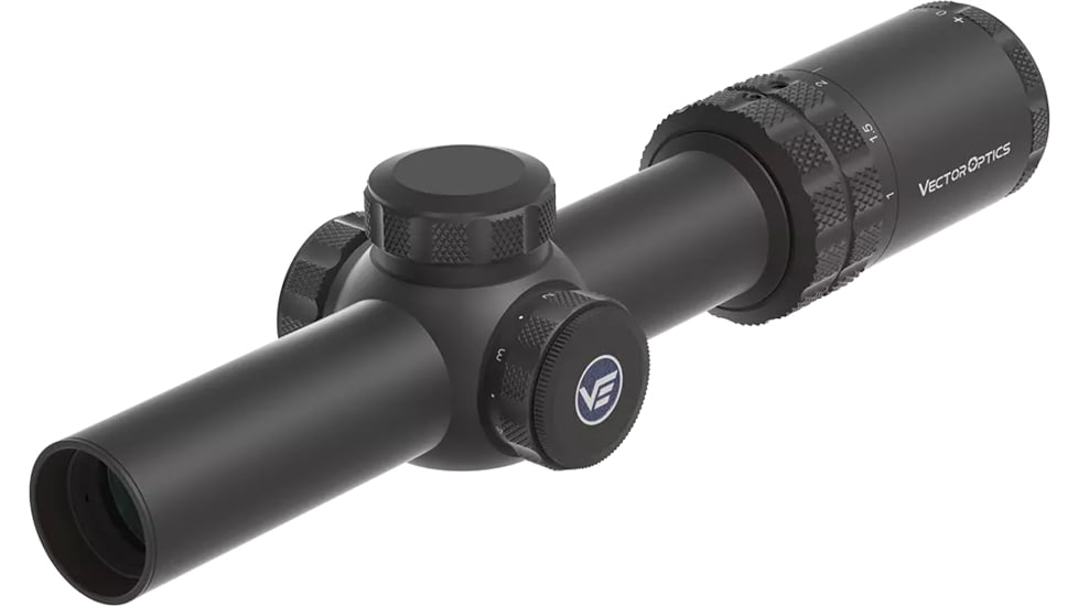 Vector Optics Grizzly 1-6x24i 30mm Tube LPVO Fiber Rifle Scope, Second Focal Plane