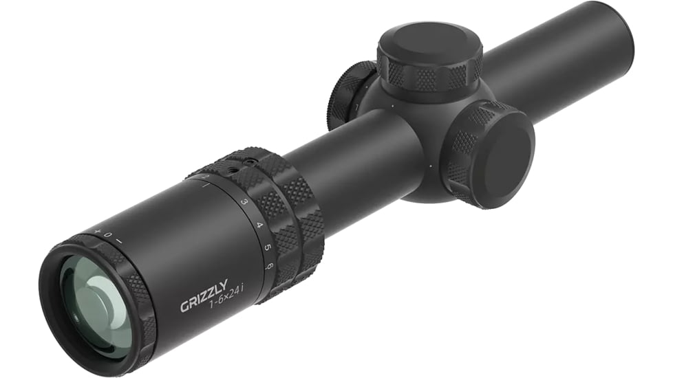 Vector Optics Grizzly 1-6x24i 30mm Tube LPVO Fiber Rifle Scope, Second Focal Plane