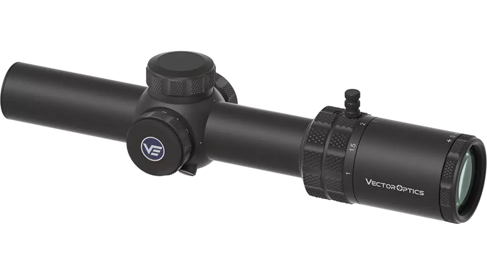 Vector Optics Grizzly 1-6x24i 30mm Tube LPVO Fiber Rifle Scope, Second Focal Plane