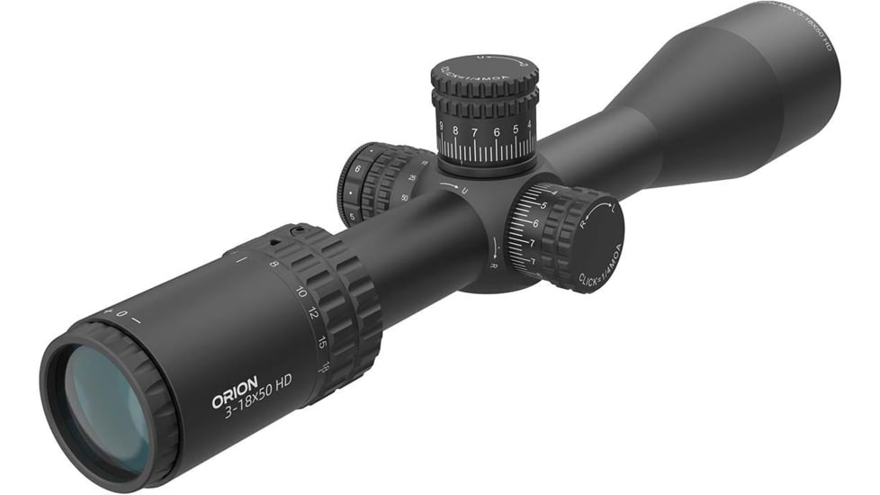 Vector Optics Orion Pro MAX 3-18x50 30mm Tube HD Rifle Scope, Second Focal Plane